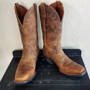 Sz 12 - Ariat Men's Legend Tan Oiled Rowdy
